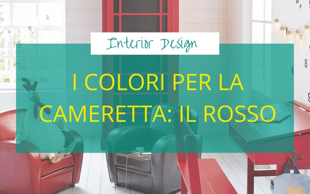 I colori per la cameretta: il rosso